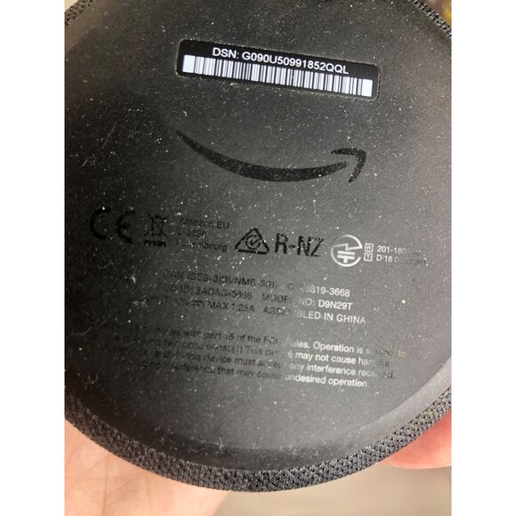 Amazon Echo Dot 3rd Gen Smart Speaker with Alexa Charcoal Gray D9N29T w/Charger - Picture 14 of 15